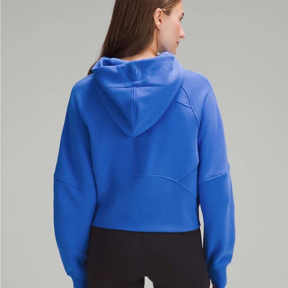 Lululemon Oversized Scuba Pitch Blue Half-Zip Hoodie M/L - Picture 2 of 7